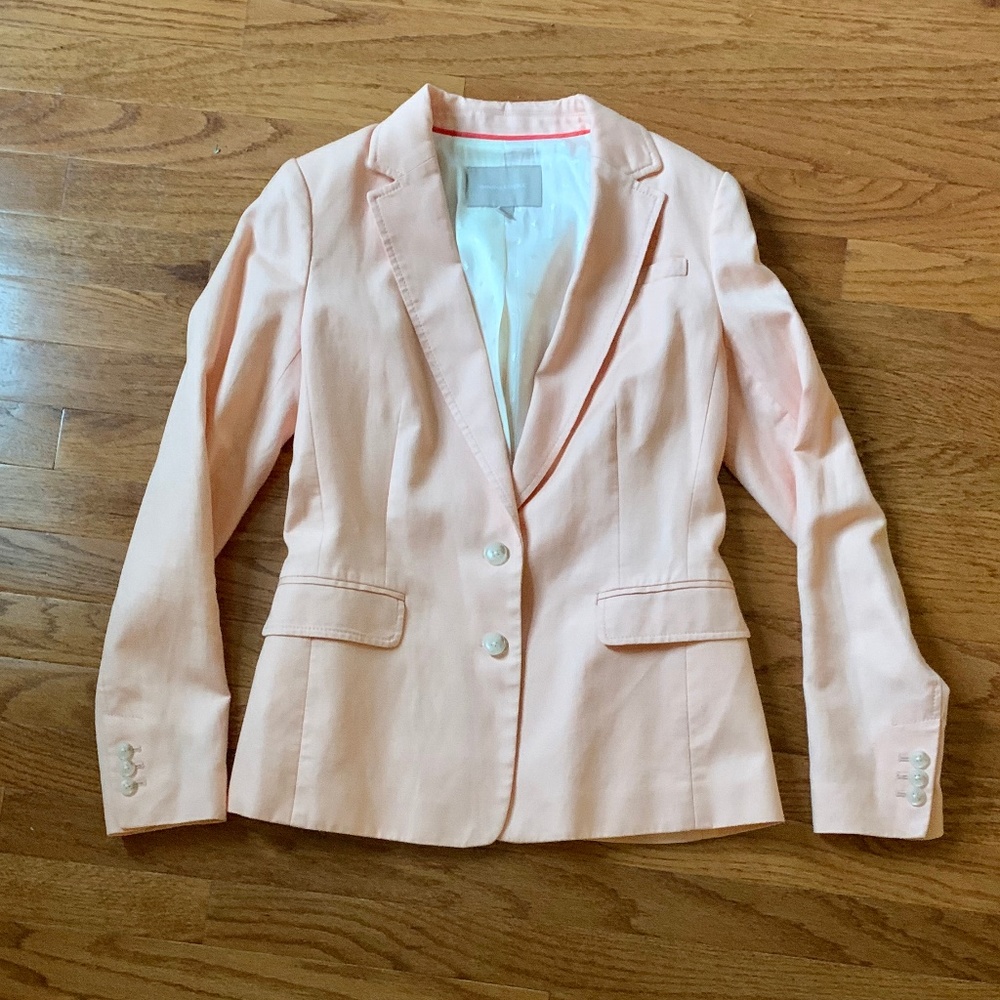 Banana Republic - Peach Linen Blazer
